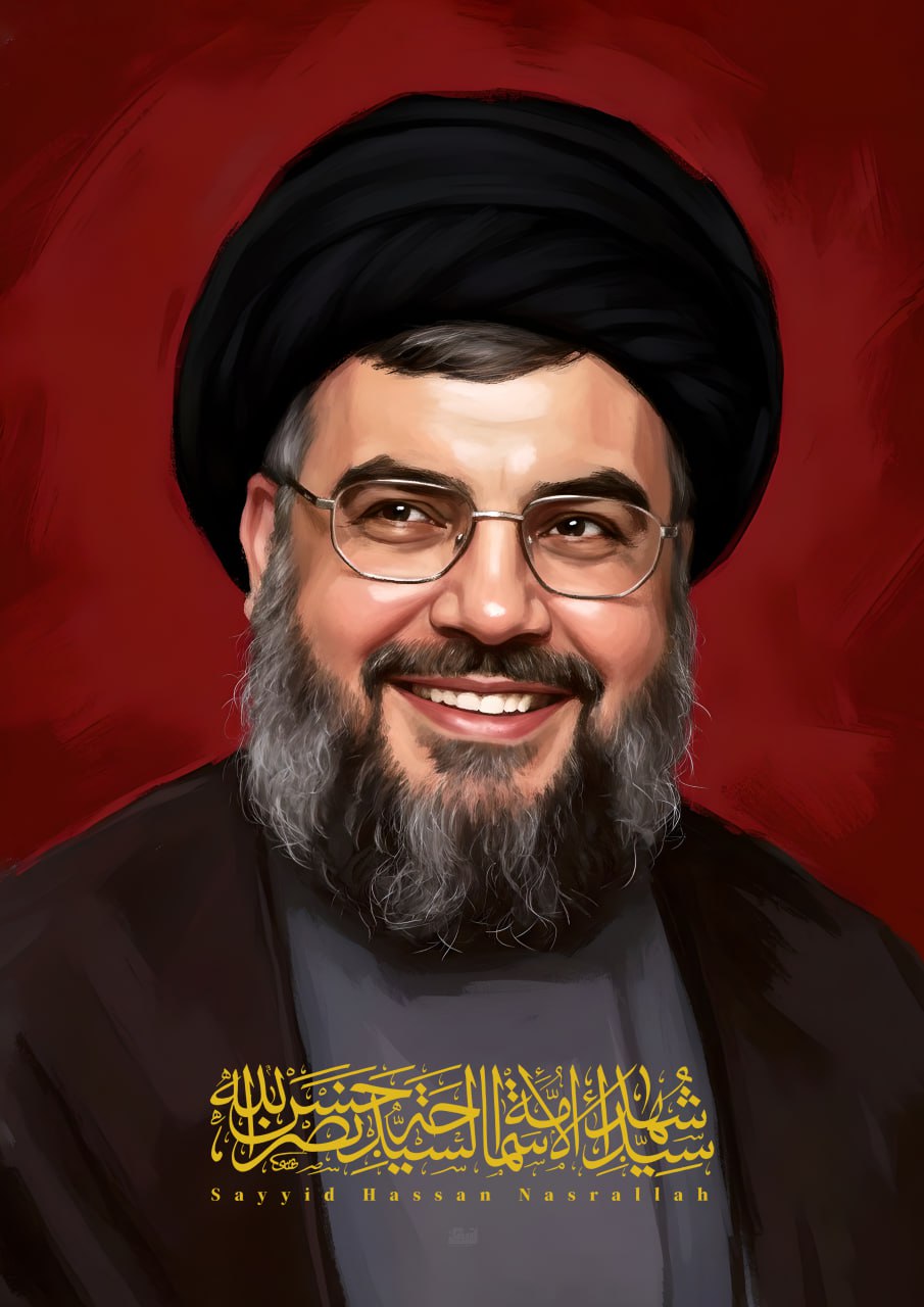 تصویرسازی سید مقاومت شهید سید حسن نصرالله